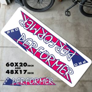 Vintage GT Pro Performer BMX Runner Rug | Retro 80s Freestyle Floor Mat