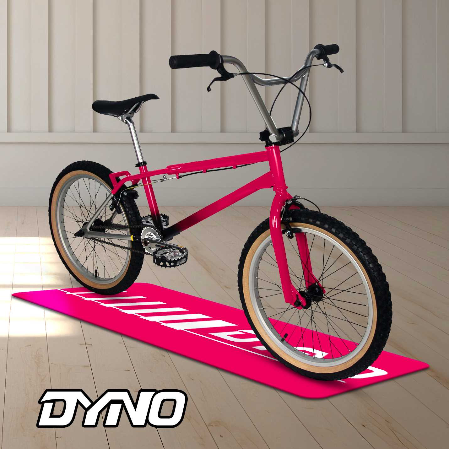 Vintage Dyno BMX Runner Rug | Retro 80s Freestyle Floor Mat - Image 3